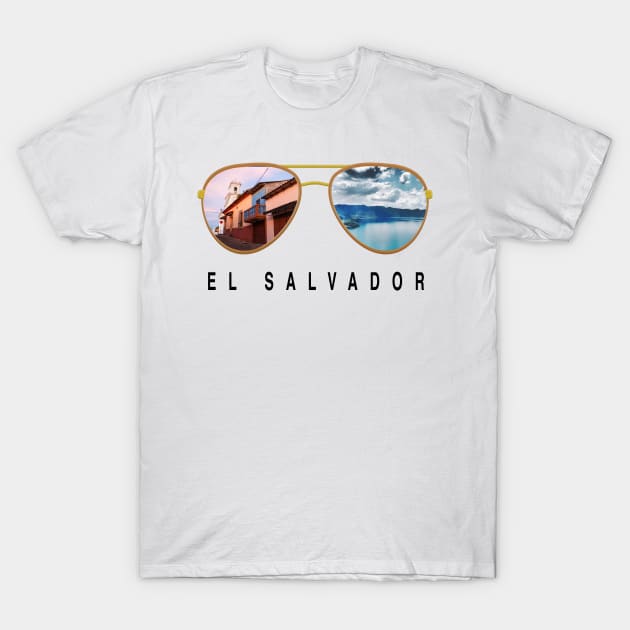 El Salvador Sunglasses T-Shirt by JayD World